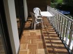 Balkon mit Holzfiesen saniert