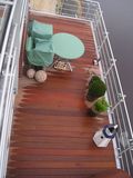 Terrasse auf den Balkon