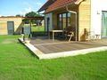 Terrasse mit Holzparkett