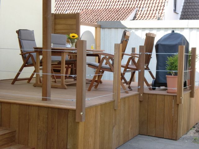 Holz-Terrassen aus Bangkirai und Hartholz