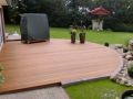 Holzterrasse Halb Rund
