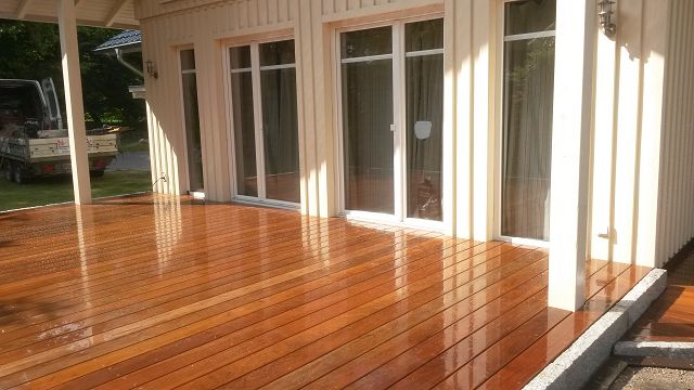 Terrasse aus Holz