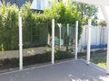 Terrasse mit GLas Windschutz