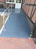 Terrasse mit Rampe