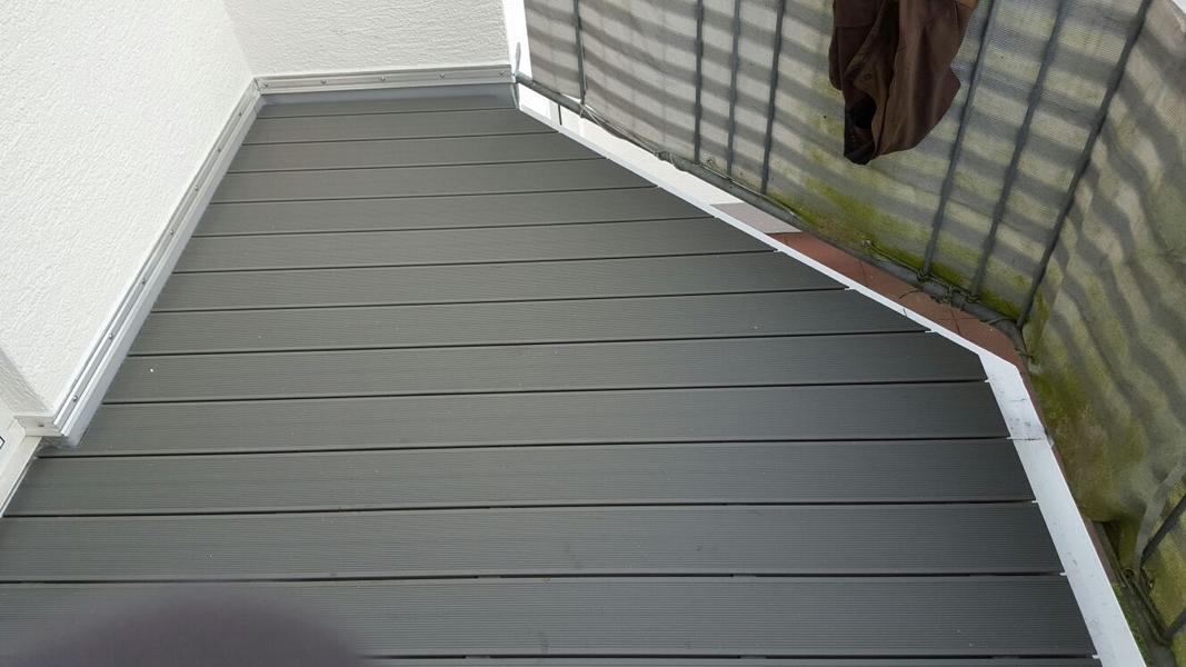 Terrasse auf einen Balkon