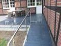 Terrassen mit Rampe